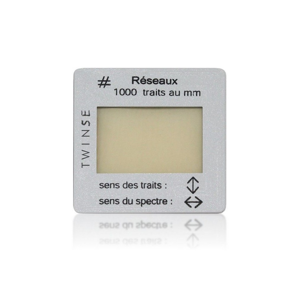 Xarxa difracció DO-115006. Diapositiva 1000 estries/mm