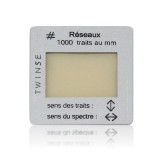 Xarxa difracció DO-115006. Diapositiva 1000 estries/mm