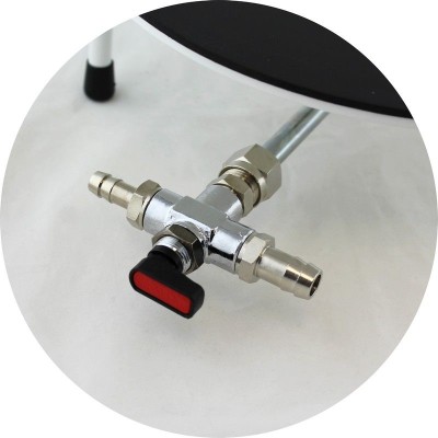 Plat buit electrificat 250 mm DM-205003. Connexions 9 i 12 mm
