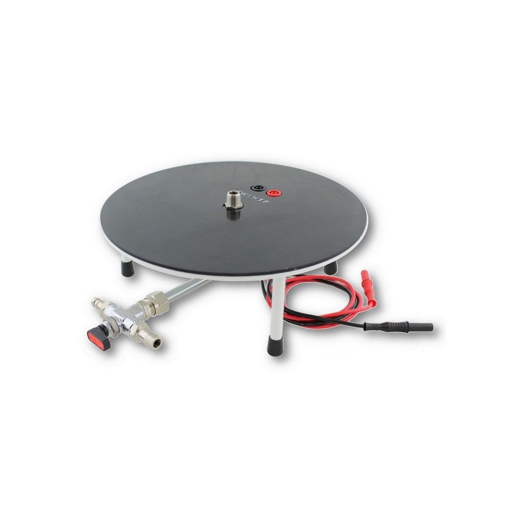 Plat buit electrificat 250 mm DM-205003. Connexions 9 i 12 mm