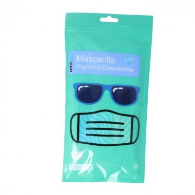 Mascarillas desechables polipropileno 3 capas. Caja 50 unidades