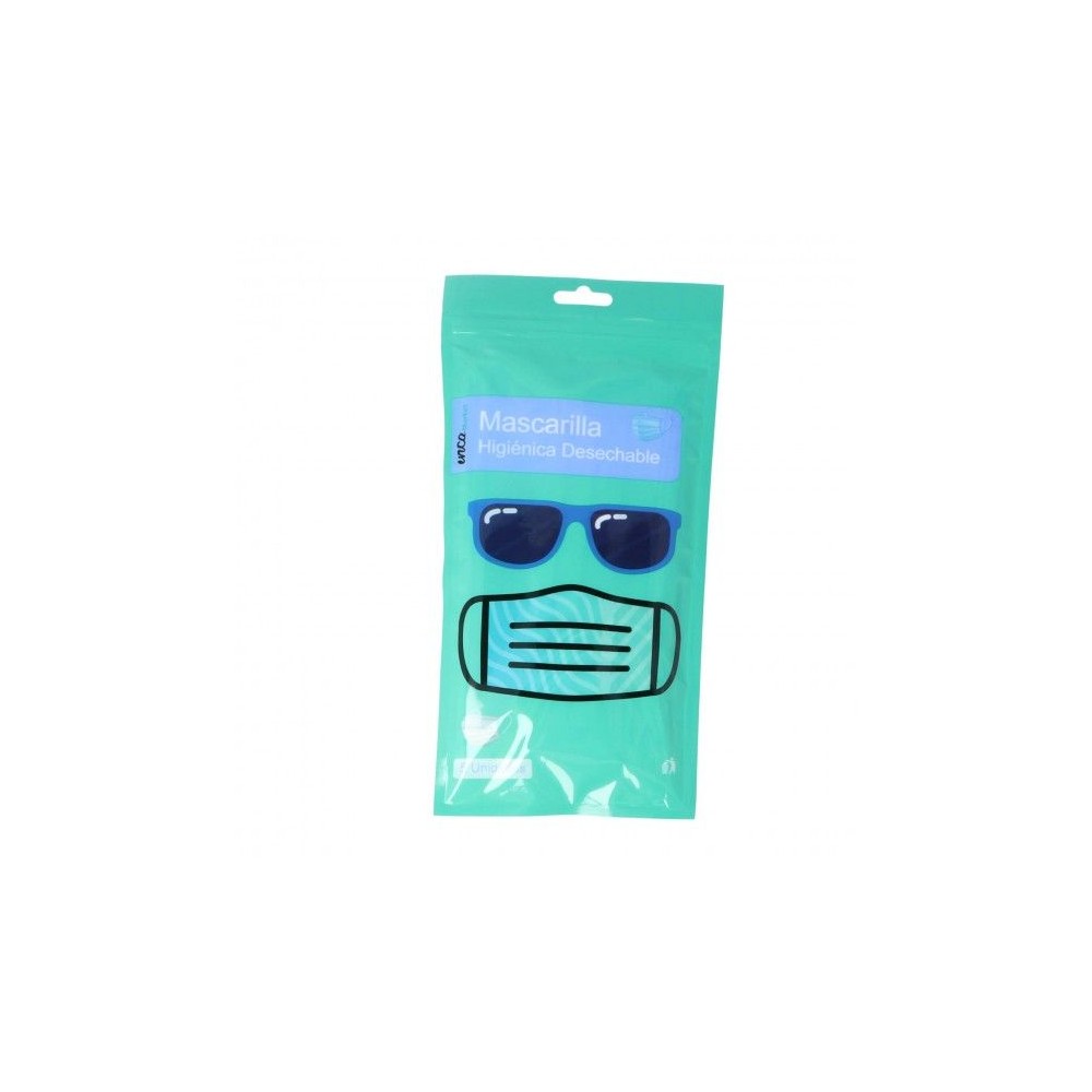 Mascarillas desechables polipropileno 3 capas. Caja 50 unidades