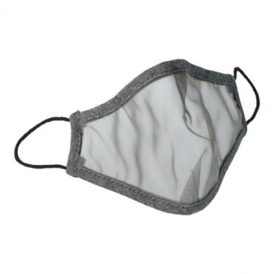 Mascaretes transparents tela color gris. Paquet 10 unitats