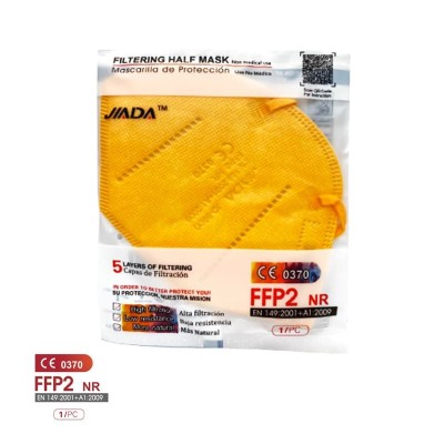Mascarillas autofiltrantes FFP2 colores sin válvula. Pack 20 unidades