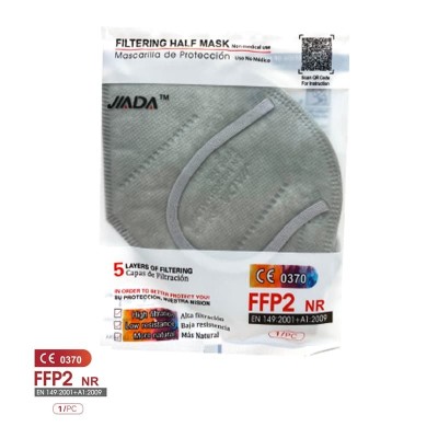 Mascarillas autofiltrantes FFP2 colores sin válvula. Pack 20 unidades