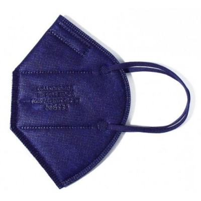 Mascarillas autofiltrantes partículas FFP2 azules sin válvula. Pack 20 unidades