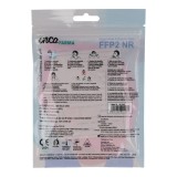 Mascarillas autofiltrantes partículas FFP2 rosas sin válvula. Pack 20 unidades