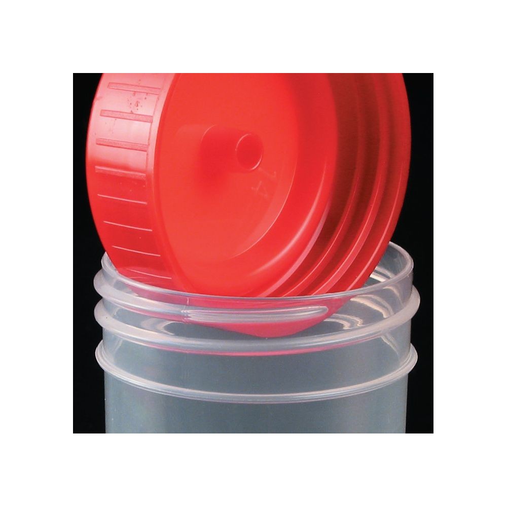 Pots plàstic PP tap rosca estèrils-A 60 ml D-409526. Capsa 750 unitats