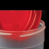 Pots plàstic PP tap rosca estèrils-A 60 ml D-409526. Capsa 750 unitats