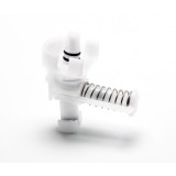 Dispensador manual acero inoxidable 0'9 litros MRSDRL. Bomba geles