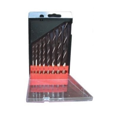 Brocas para madera de acero 3 a 10 mm ME-9028. Juego 8 piezas