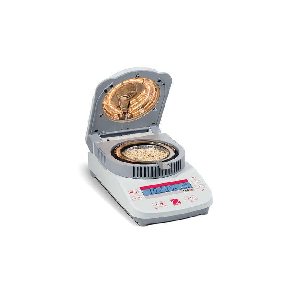 Termobalanza humedad Ohaus MB-25. Capacidad 110 gramos en 0'005 g