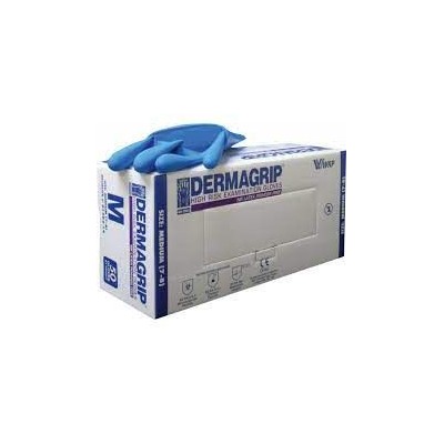 Guants examen nitril estèrils Dermagrip D-140X. Capsa 100 unitats