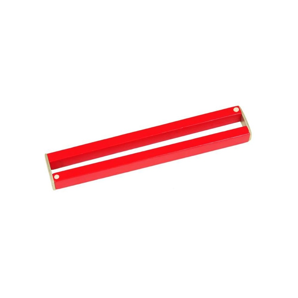 Imants alnico III rectangulars vermells 100x12x8 mm PH-0789C. Paq 2 un.