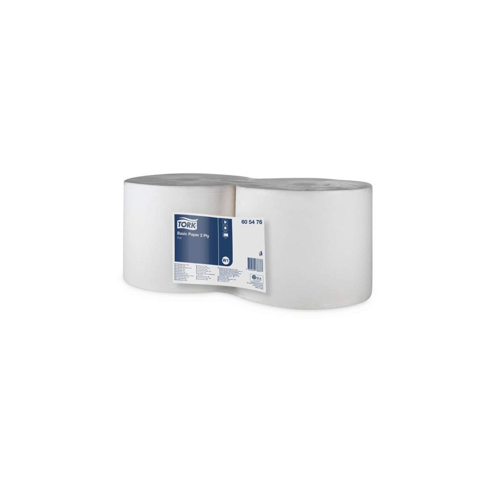 Bobines paper netejar cel·lulosa pura 2 capes. Paquet 2x600 metres