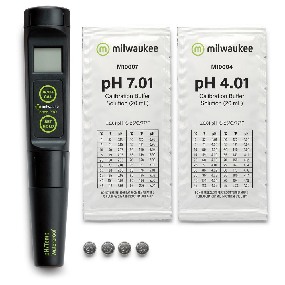 pH-metre butxaca Milwaukee pH-56. Escales pH-gC amb CAT 
