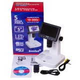 Microscopio digital USB Levenhuk DTX 700 LCD. Sensor 5 Mp zoom (10x-1200x)