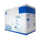 Guants examen nitril talla 7-8 mitjans. Capsa 100 unitats