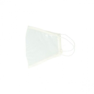 Mascarillas infantiles transparentes tela reutilitzable color blanco. Pack 10 unidades