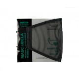 Mascarillas transparentes tela reutilizable color gris. Pack 10 unidades