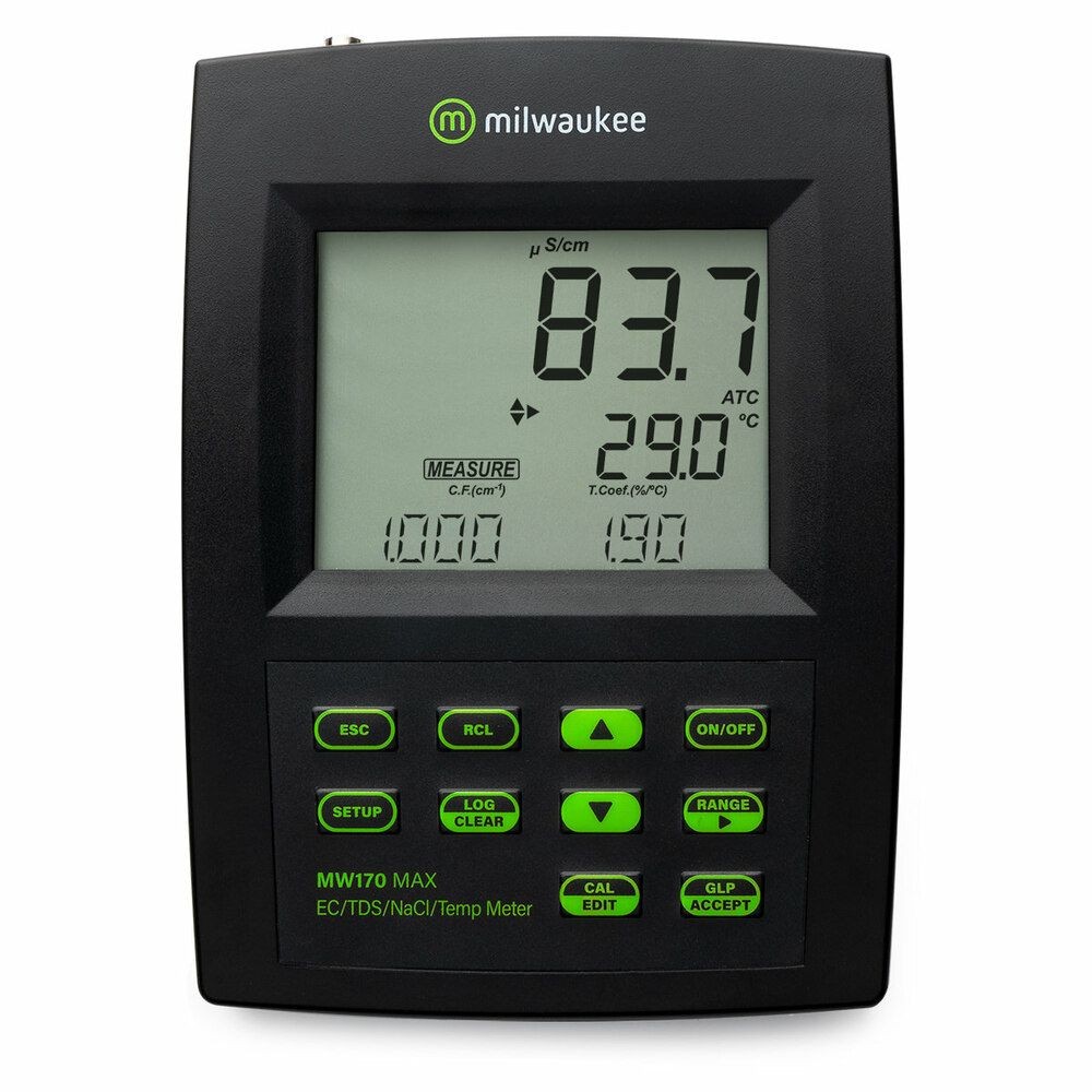 Conductímetre laboratori Milwaukee MI-170. CE-TDS-NaCl-ºC amb CAT