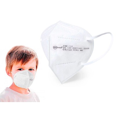 Mascarillas autofiltrantes infantiles FFP2 sin válvula. Pack 20 unidades
