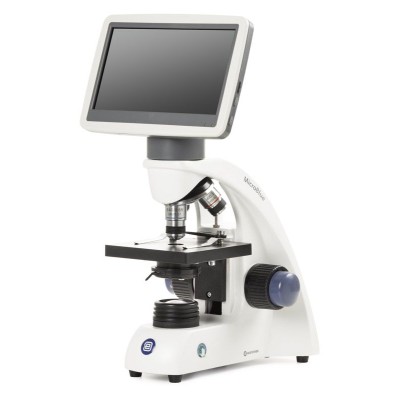 Microscope MB.1001-LCD Microblue. Monocular 40x-400x with tweezers