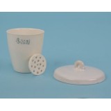 Crisol porcelana Gooch con tapa PLB-002. Medidas 38x36 mm (20 ml)