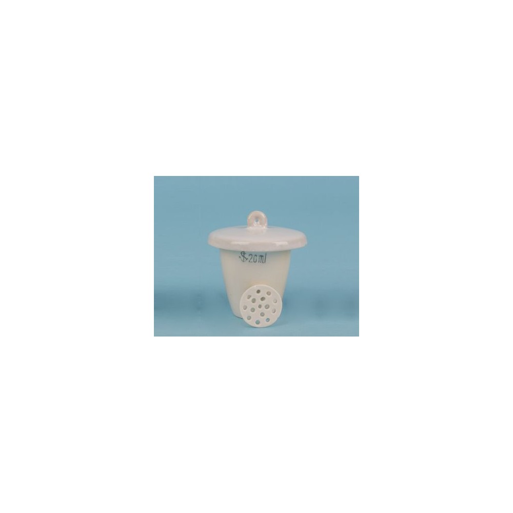 Gresol porcellana Gooch amb tapa PLB-002. Mides 38x36 mm (20 ml)