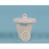 Crisol porcelana Gooch con tapa PLB-002. Medidas 38x36 mm (20 ml)