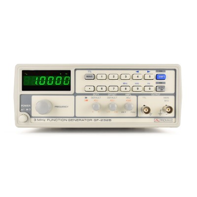 Generador funcions Promax GF-232B. Tres formes ona 3 MHz