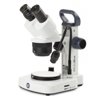 Edublue ED-1402-S binocular stereomicroscope. Fixed arm 20x-40x
