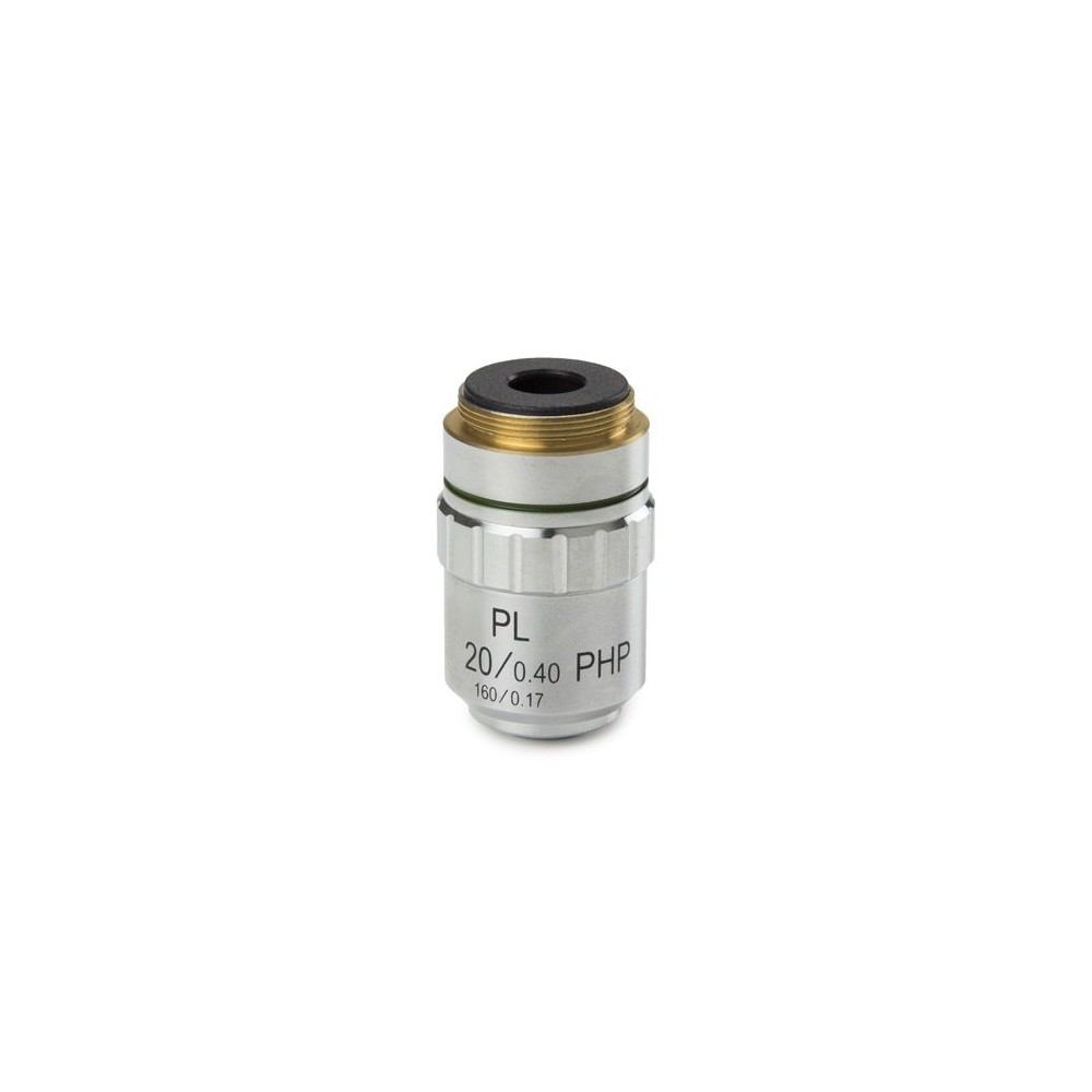 Objectivo microscopio Bscope BS-7220. Plano PL 20x/0.40