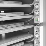 Armari carregador MMO-500. Una cara 12 ordinadors. Bases 2x6 endolls