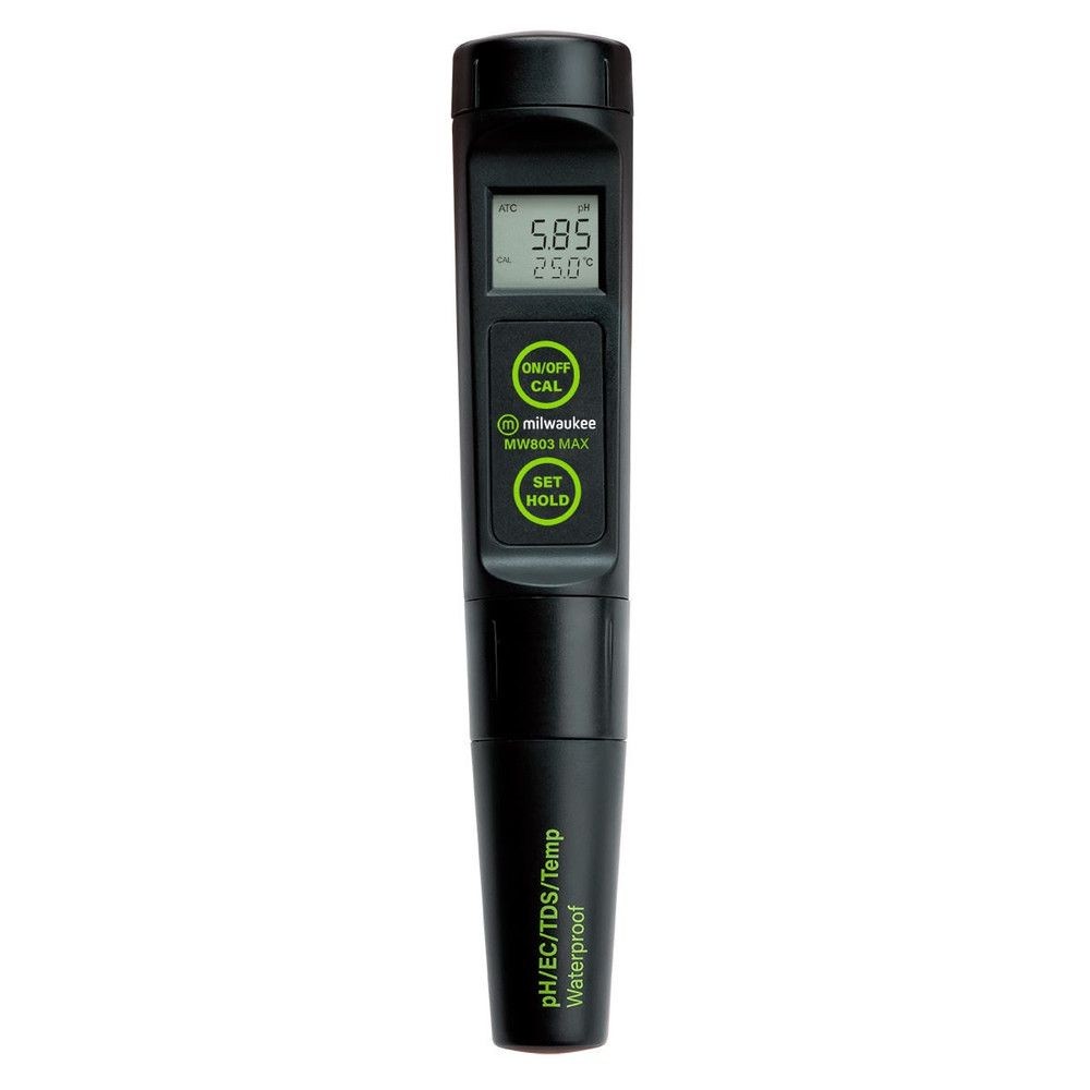 Mesurador multiparamètric butxaca Milwaukee MW-803. Rangs pH-CE-TDS-Temp