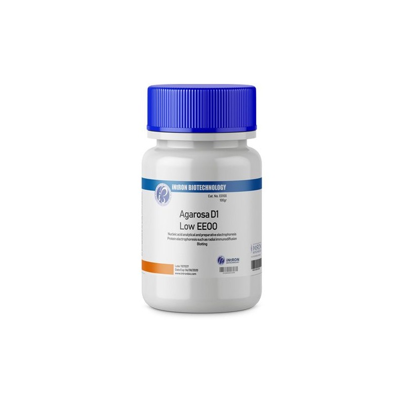 Agarosa D1 LE baja EEOO E-5000. Frasco 100g