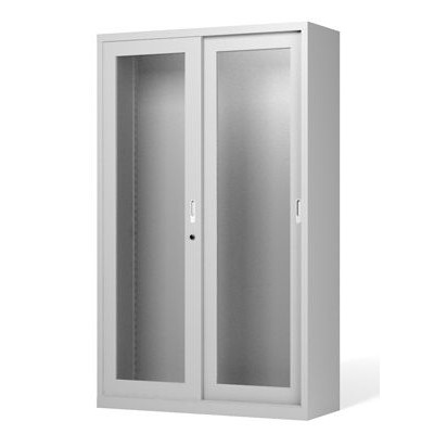 Armari laboratori portes metacrilat corredisses. Mides 1010x420x1980 mm