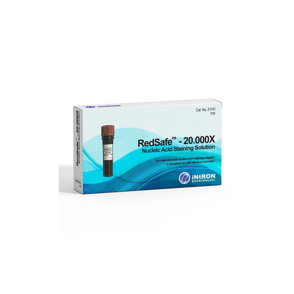 Solució tinció àcids nucleics Redsafe IN-21141. Vial 1 ml
