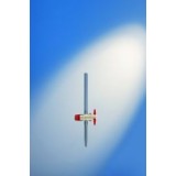 Bureta vidre franja clau cònica PTFE graduada 0'05 ml. Capacitat 10 ml