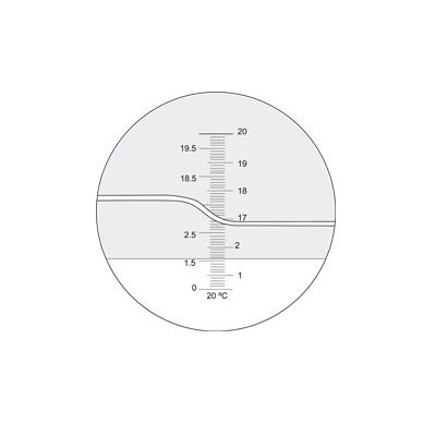 Refractòmetre manual Euromex RF-5520. Brix 0-20% en 0'1% amb