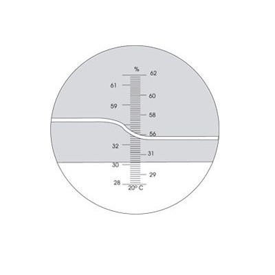 Refractòmetre manual Euromex RF-5562. Brix 28-62% en 0'2% am