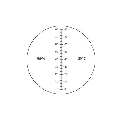 Refractòmetre manual Euromex RF-5580. Brix 0-80% en 0'5% amb