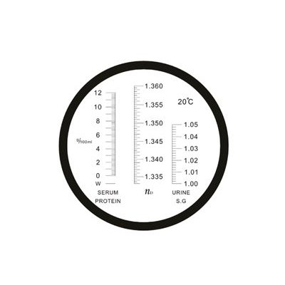 Refractòmetre manual Euromex RF-5612. Clínic tres escales am
