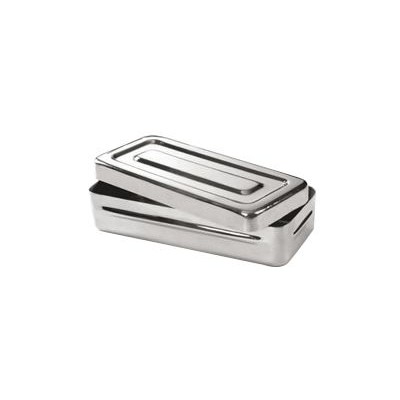 Caja esterilización BTQ-003. Acero inoxidable 190x90x50 mm