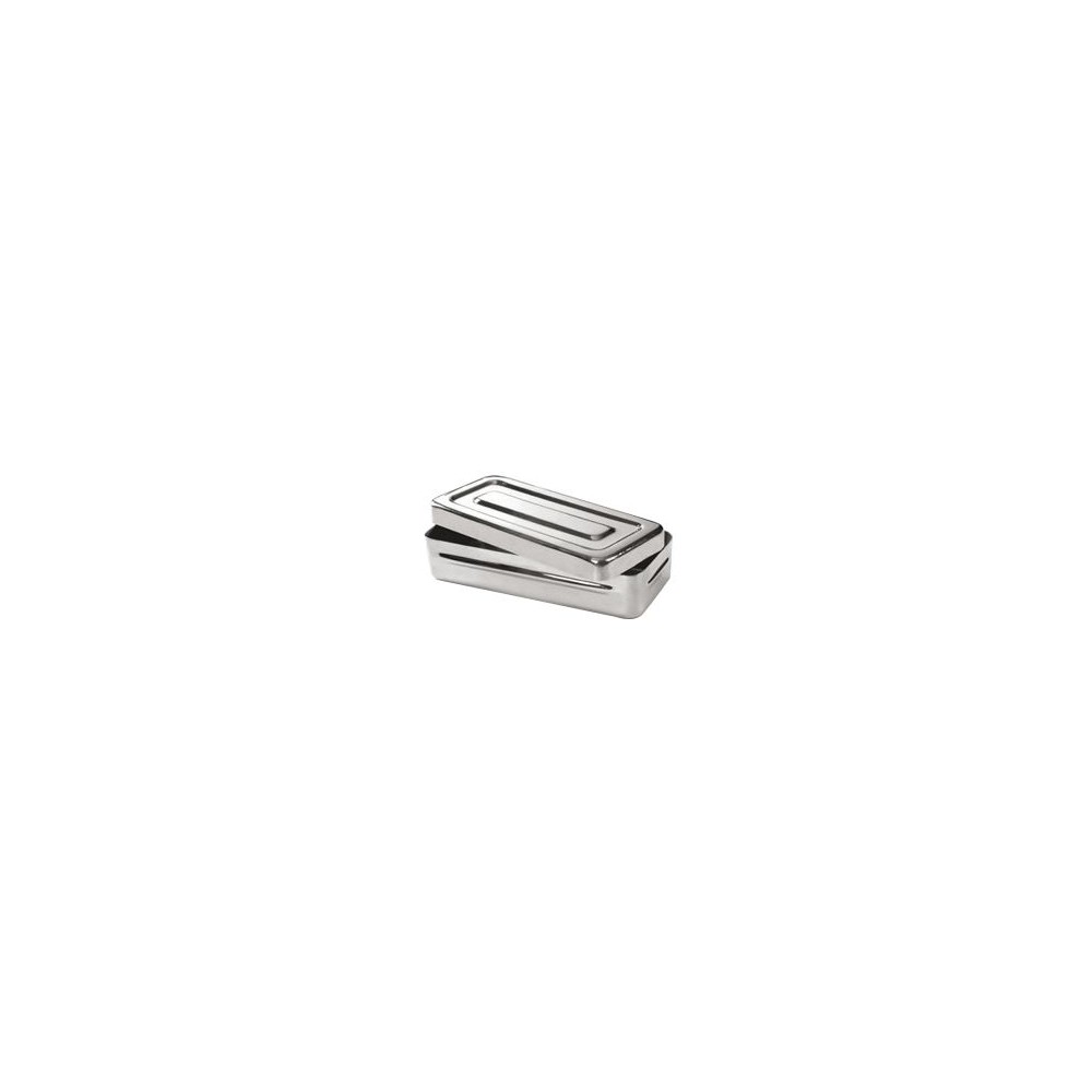 Caja esterilización BTQ-003. Acero inoxidable 190x90x50 mm