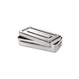 Caja esterilización BTQ-003. Acero inoxidable 190x90x50 mm
