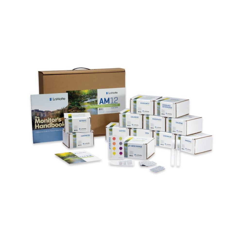 Prueba múltiple análisis agua AM-12 LM-5849. Caja 12 parámetros