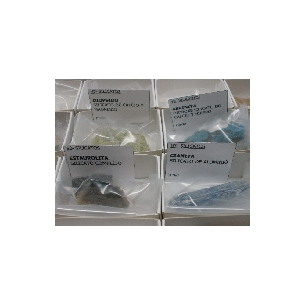 Minerals petits 30x50 mm CM-22. Capsa 40 peces