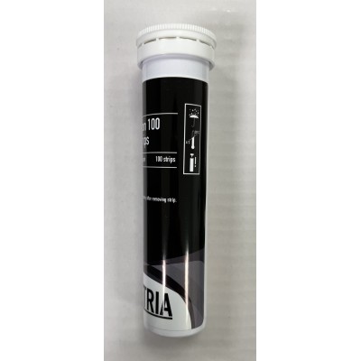 Tiras reactivas hierro 0-2-5-10-25-50-100 ppm IRIS-011. Tubo 100 unidades