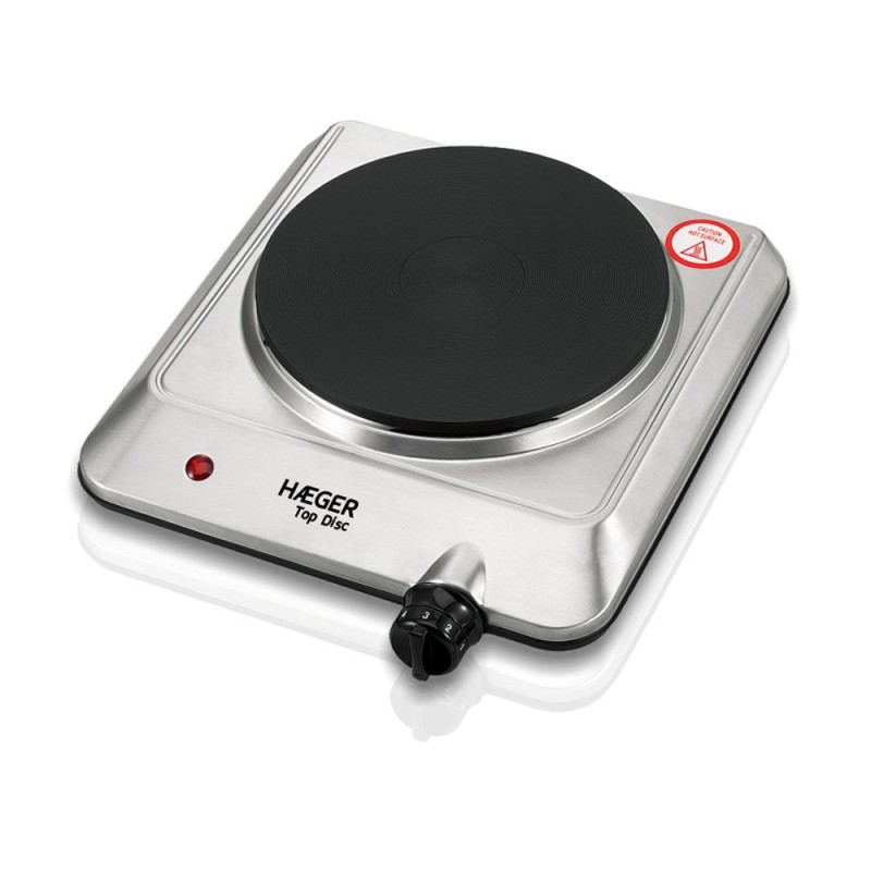 Placa calefactora First FA-5080. Carcassa inox amb plat 180 mm